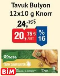 KNORR TAVUK BULYON KNORR TAVUK BULYON